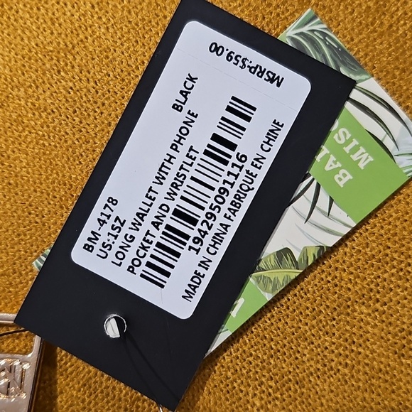 Badgley Mischka Long Wallet with Phone Pocket & Wristlet - NWT MSRP $59 - Picture 2 of 8